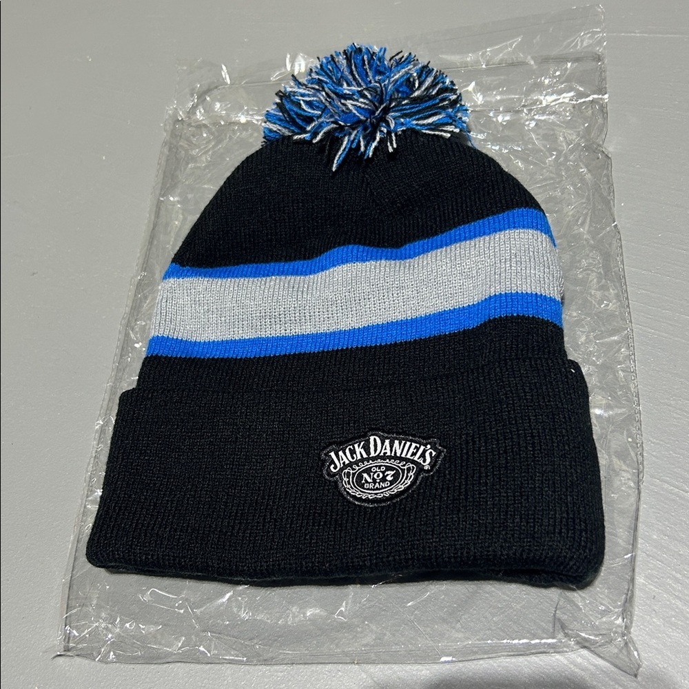 NFL Detroit Lions x Jack Daniels Winter Beanie Hat - Picture 7 of 7